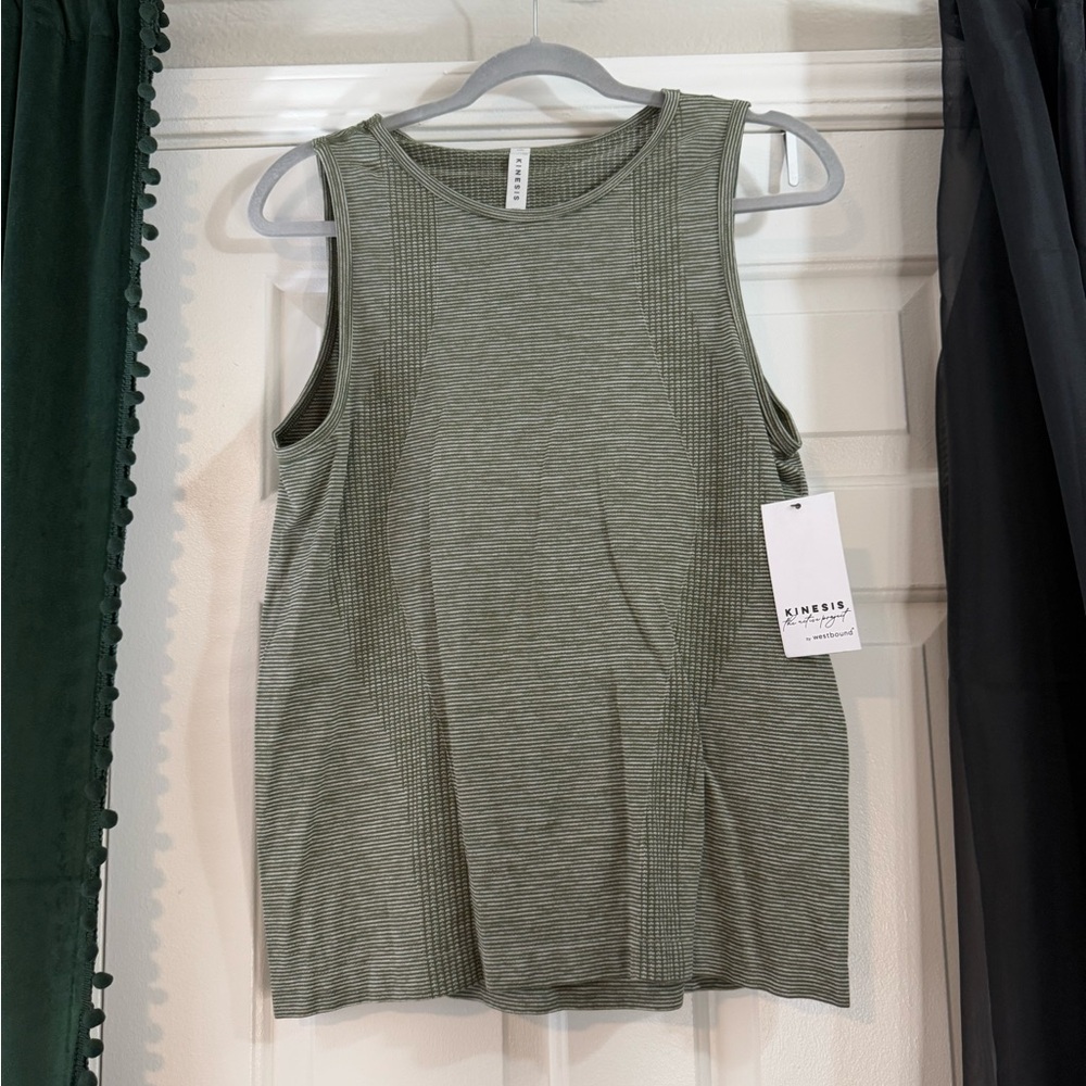 NWT Kinesis Green Athletic Tank Top Size XL